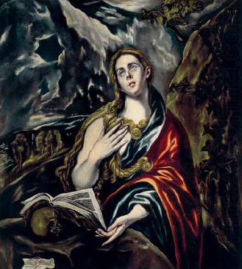 Penitent Magdalen, GRECO, El